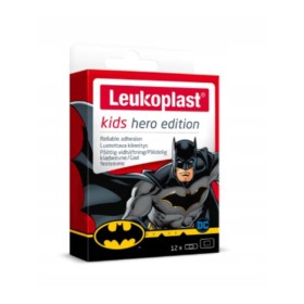 LEUKOPLAST KIDS HERO EDITION BATMAN 2 ΜΕΓΕΘΗ (12ΤΜΧ)