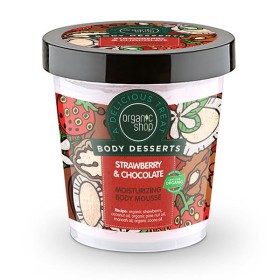 ORGANIC SHOP BODY DESSERTS ΕΝΥΔΑΤΙΚΗ ΜΟΥΣ ΣΩΜΑΤΟΣ ΦΡΑΟΥΛΑ&ΣΟΚΟΛΑΤΑ 450ml