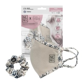 NEQI FACE MASKS PYTHON MASK+INVISIBOBBLE SPRUNCHIE