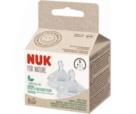 NUK FOR NATURE ΘΗΛΗ ΣΙΛΙΚΟΝΗΣ ΜΕΓΕΘΟΣ S X2 (NATURE SENSE)