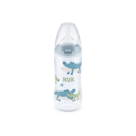 NUK ΜΠΙΜΠΕΡΟ F.C.PLUS ΠΛΑΣΤΙΚΟ 300ML ΜΕ ΘΗΛΗ ΣΙΛΙΚΟΝΗΣ M2 TEMP.CONT ΜΠΛΕ