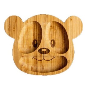 OLA BAMBOO KIDS PLATE TEDDY BEAR