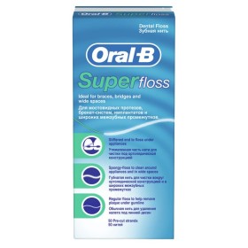 ORAL-B SUPER FLOSS ΟΔΟΝΤΙΚΟ ΝΗΜΑ 60CM *50 TMX