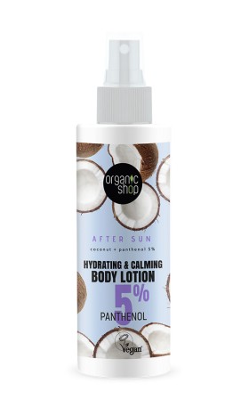 ORGANIC SHOP AFTER SUN HYDRATING & CALMING BODY LOTION COCONUT 150ml 