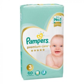PAMPERS PREMIUM CARE NO 3 (6-10kg) *60ΤΜΧ
