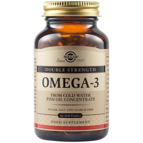 SOLGAR OMEGA-3 DOUBLE STRENGTH SOFTGELS 60S