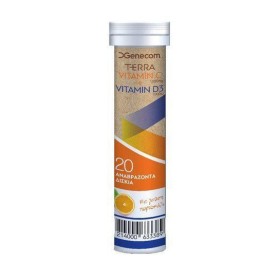 TERRA VITAMIN C + VITAMIN D3 20 EFF TABS