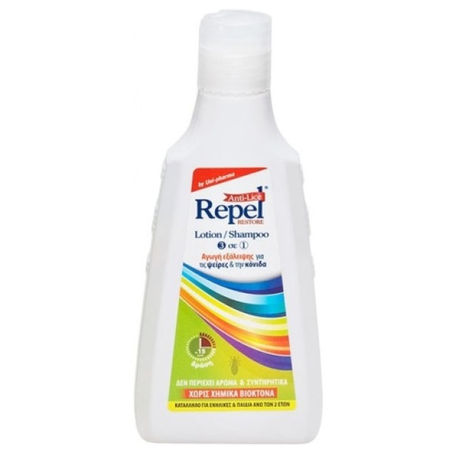 REPEL ANTI-LICE RESTORE LOTION/SHAMPOO 3 IN 1