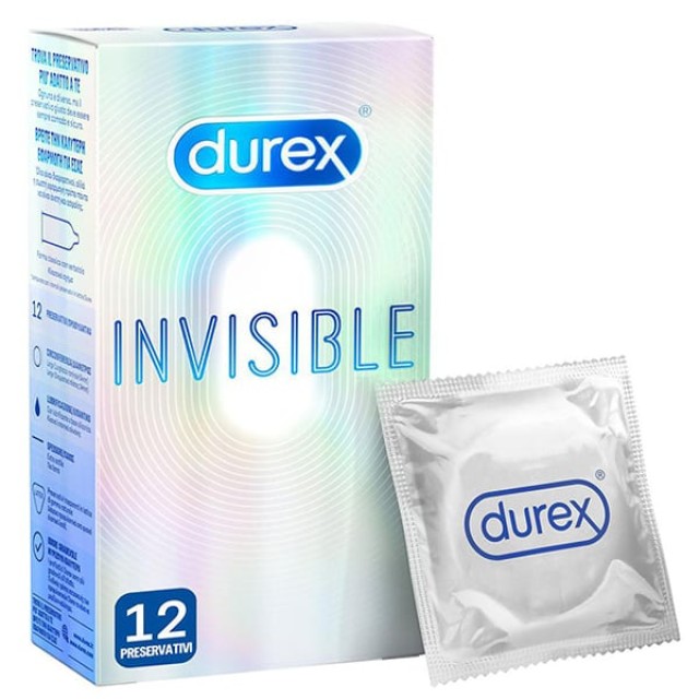 DUREX INVISIBLE EXTRA SENSITIVE 12τμχ