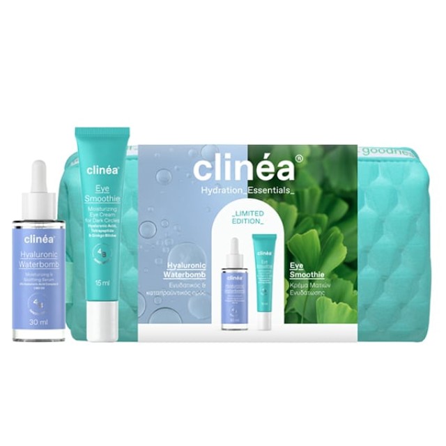CLINEA ΝΕΣΕΣΕΡ HYALURONIC WATERBOMB SERUM 30ML & EYE SMOOTHIE CREAM 15ML