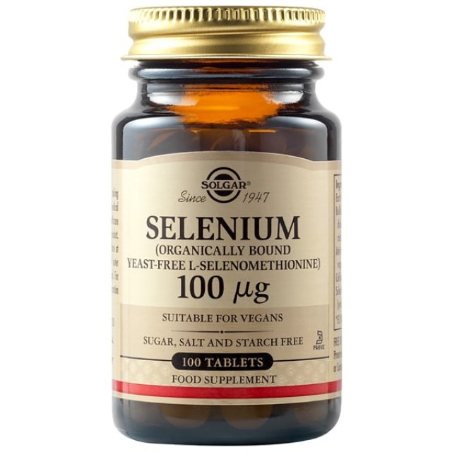SOLGAR SELENIUM 100MG TABS 100S
