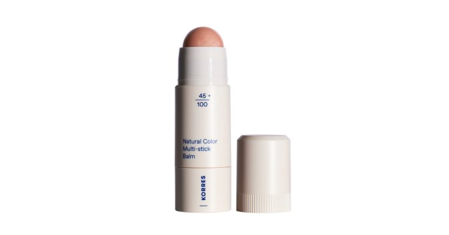 KORRES NATURAL COLOR MULTI - STICK BALM  GLASS PEACH 02 4.5GR 