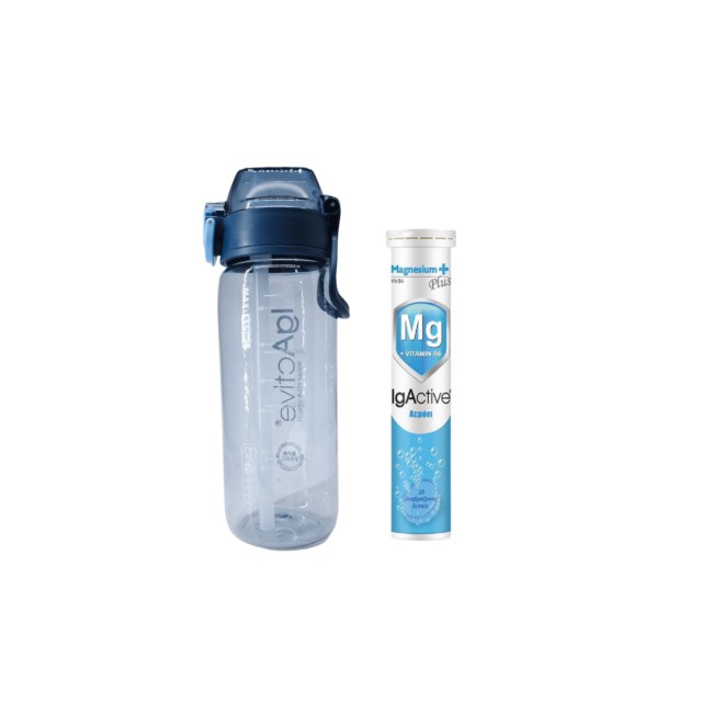 IGACTIVE MAGNESIUM PLUS EFF. & ΔΩΡΟ ΠΛΑΣΤΙΚΟ ΜΠΟΥΚΑΛΙ 550mL