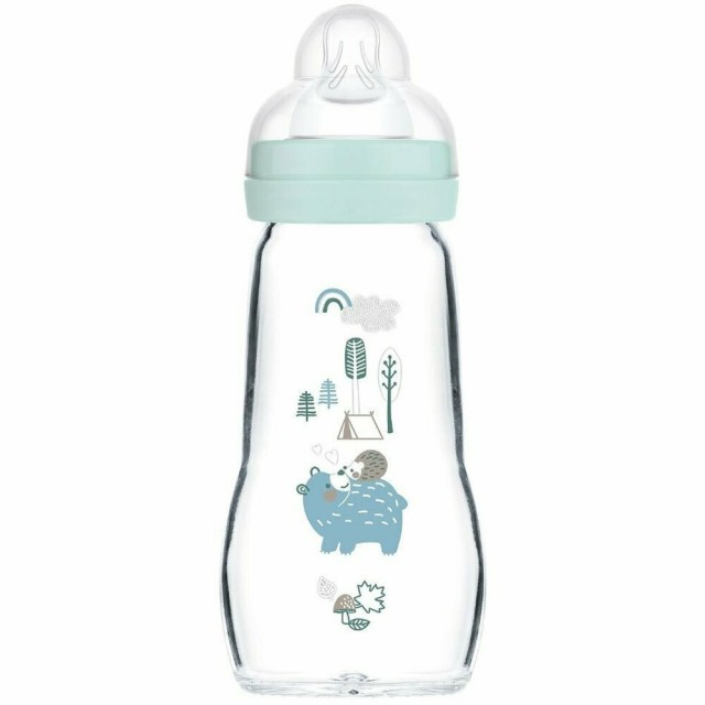 MAM ΜΠΙΜΠΕΡΟ ΓΥΑΛINO FEEL GOOD 260ML BOY 2M+ ΘΗΛΗ ΜΑΤ