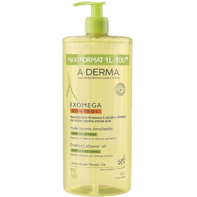 A-DERMA EXOMEGA CONTROL HUILE 1L 2025  