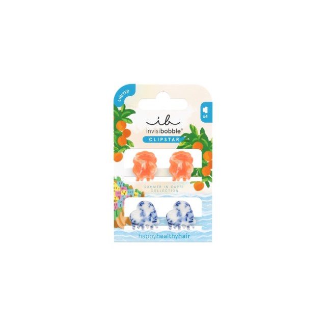INVISIBOBBLE CLIPSTAR MEDITERRANEAN MINIS 4PCS