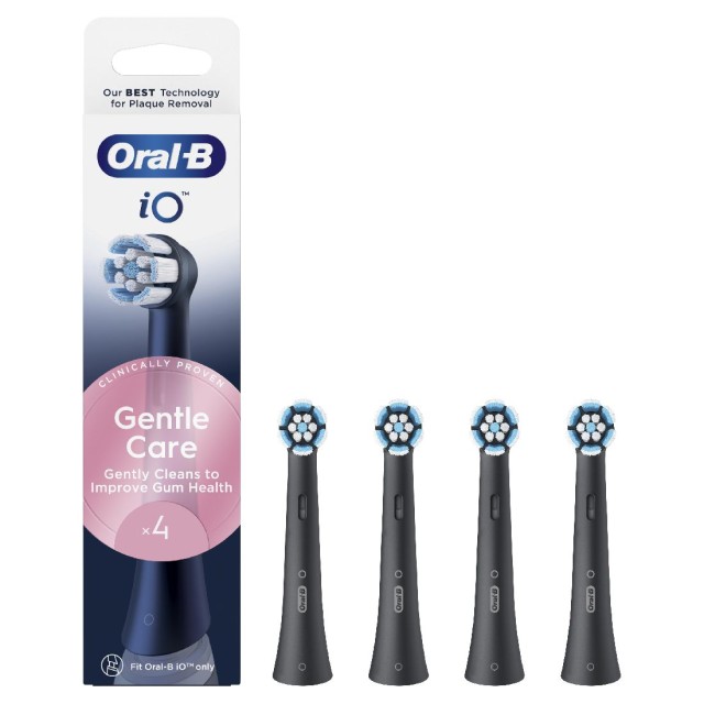 ORAL-B ΑΝΤΑΛΛΑΚΤΙΚΑ IO GENTLE CARE BLACK 4τμχ