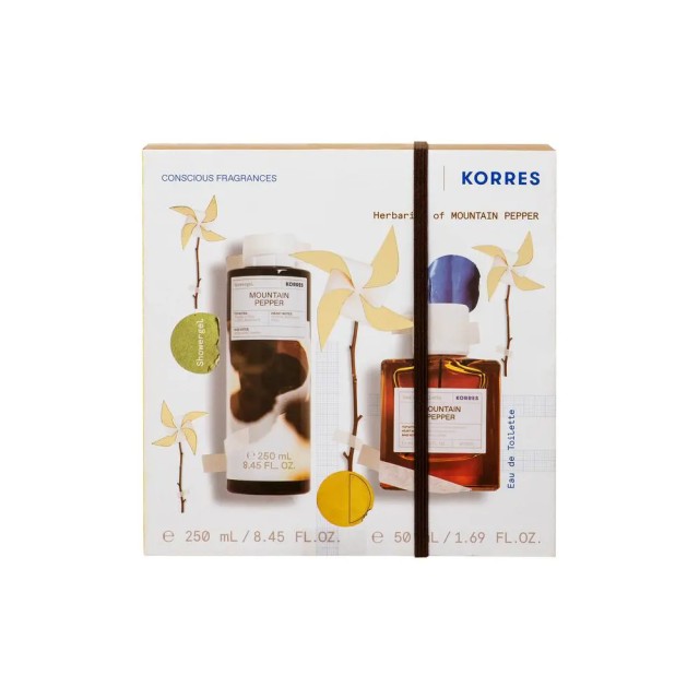 KORRES PROMO MOUNTAIN PEPPER ΑΦΡΟΛΟΥΤΡΟ 250mL & EAU DE TOILETTE 50mL
