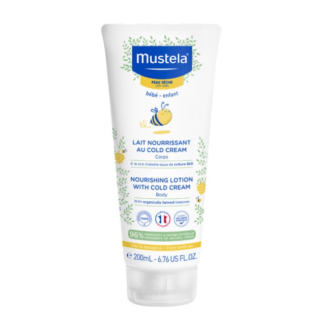 MUSTELA NOURISHING LOTION + COLD CREAM 200ML