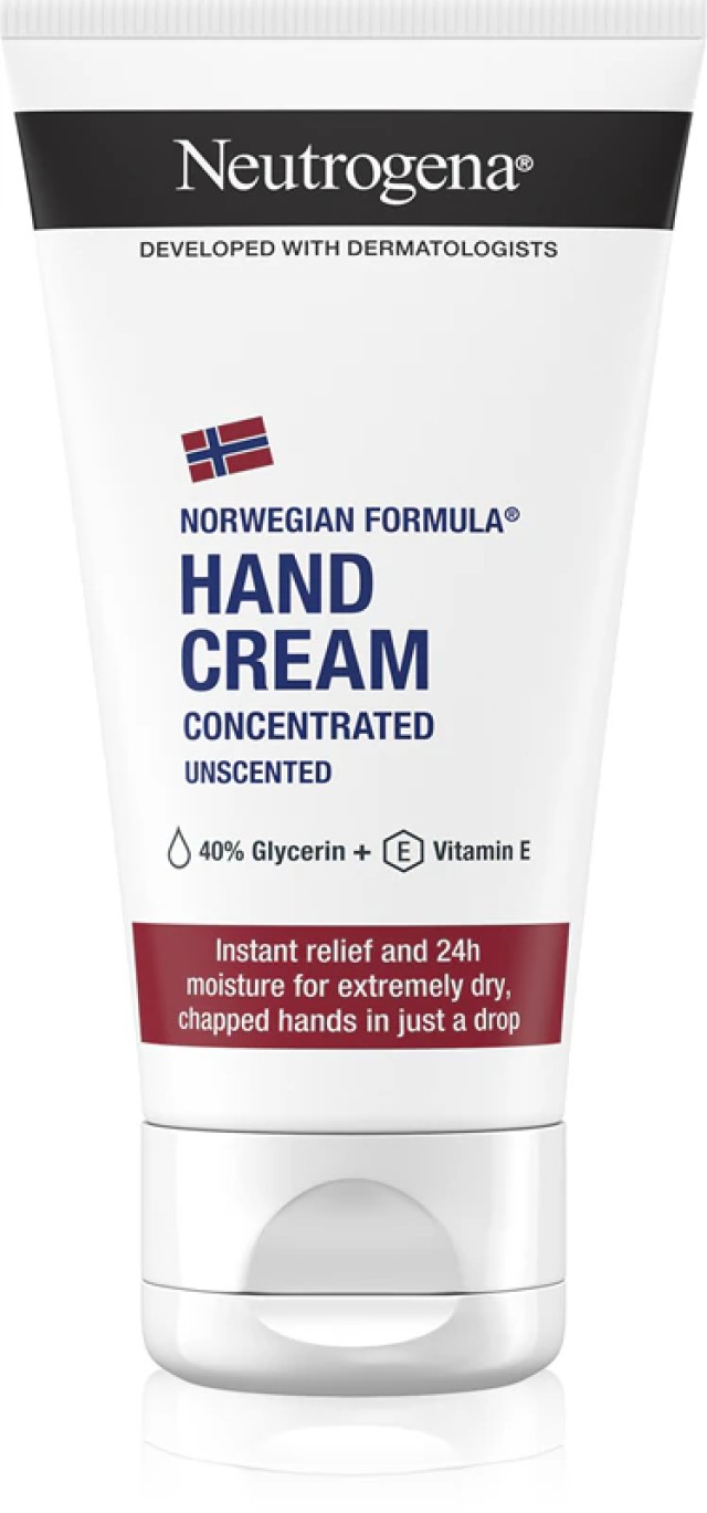 NEUTROGENA HAND CREAM UNSCENTED ΧΩΡΙΣ ΑΡΩΜΑ ΚΟΚΚΙΝΗ 75mL