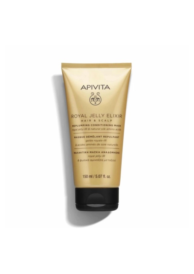 APIVITA ROYAL JELLY ELIXIR HAIR & SCAPL ΜΑΛΑΚΤΙΚΗ ΜΑΣΚΑ ΑΝΑΔΟΜΗΣΗΣ 150mL
