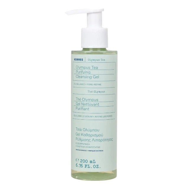 KORRES OLYMPUS TEA PURIFYING CLEANSING GEL 200ML