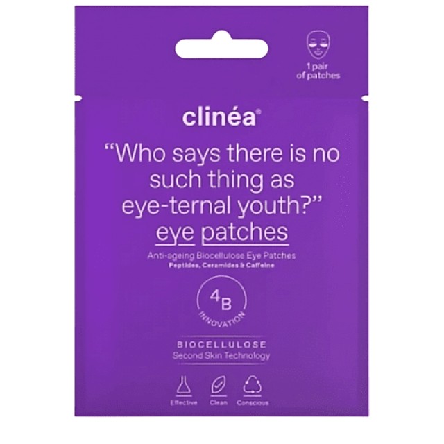 CLINEA ANTI AGEING EYE PATCHES BIOCELLULOSE  1 PAIR