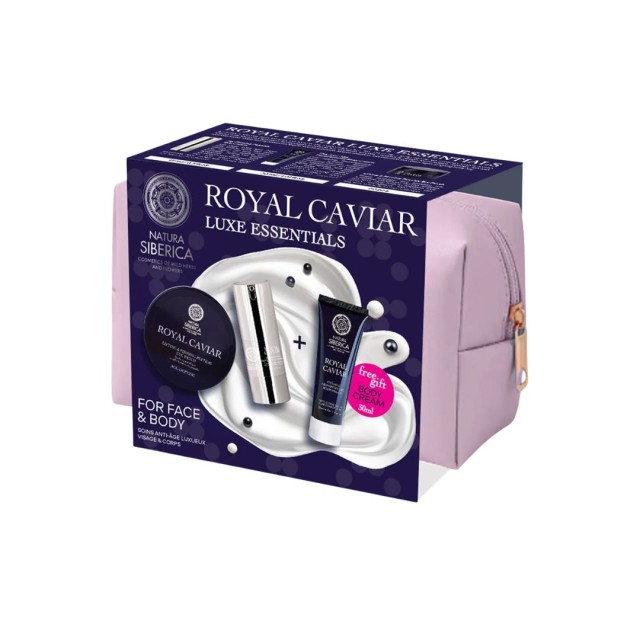NATURA SIBERICA ROYAL CAVIAR LUXE ESSENTIALS PROMO ROYAL CAVIAR LIFTING&FIRMING PEPTIDE EYE PATCHES 