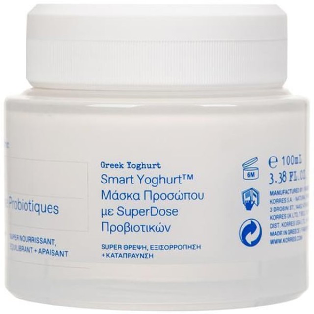 KORRES ΓΙΑΟΥΡΤΙ SMART PROBIOTIC FACE MASK 100ml