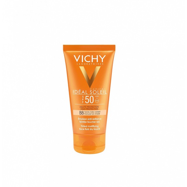 VICHY ΑΝΤΗΛΙΑΚΟ CAPITAL SOLEIL DRY TOUCH SPF50+ ΓΙΑ ΜΑΤ ΑΠΟΤΕΛΕΣΜΑ ΜΕ ΧΡΩΜΑ 50ML