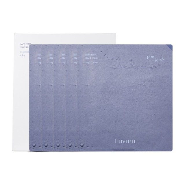 LUVUM PORE RESET MUD MASK 5pcs
