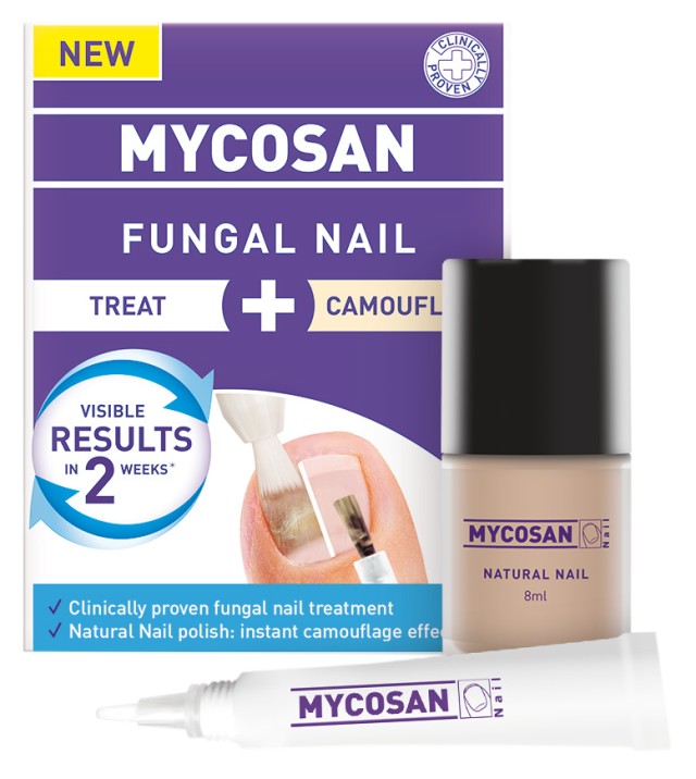 MYCOSAN TREAT & CAMOUFLAGE (ΘΕΡΑΠΕΥΤΙΚΟΣ ΟΡΟΣ 5ml & 10 ΛΙΜΕΣ & ΒΕΡΝΙΚΙ ΝΥΧΙΩΝ 8ML)  