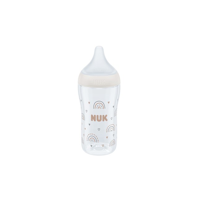 NUK PERFECT MATCH ΓΥΑΛΙΝΟ ΜΠΙΜΠΕΡΟ ΣΙΛΙΚΟΝΗΣ TEMP. CONTROL 230mL