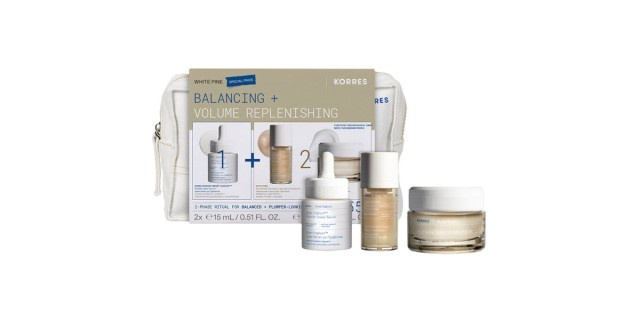 KORRES PROMO WHITE PINE DAY CREAM 40ML & ΔΩΡΟ WHITE PINE SERUM 15ML +SMART YOGHURT SERUM 15ML