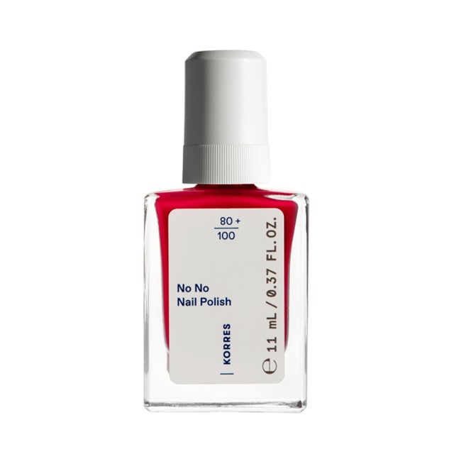 KORRES NO NO NAIL POLISH 48 CORAL RED 11ML