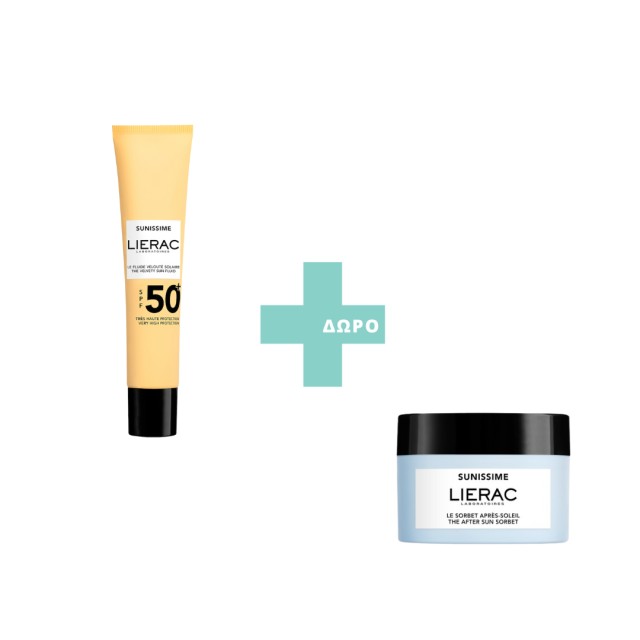 LIERAC ΑΝΤΗΛΙΑΚΟ SUNISSIME FLUIDE SPF50+ 40ML + ΔΩΡΟ AFTER-SUN SUNISSIME GEL-CREME VISAGE 50ML