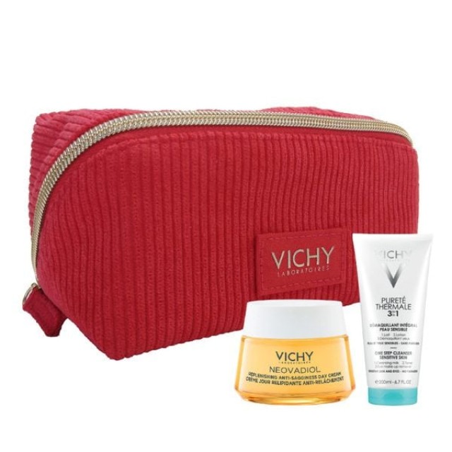 VICHY  PROMO NEOVADIOL POST MENOPAUSE DAY CREAM 50ml & ΔΩΡΟ ΓΑΛΑΚΤΩΜΑ ΚΑΘΑΡΙΣΜΟΥ 3 ΣΕ 1 100ml