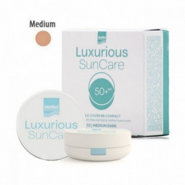 INTERMED ΑΝΤΗΛΙΑΚΟ LUXURIOUS SILK COVER BB COMPACT 02 MEDIUM 75ML