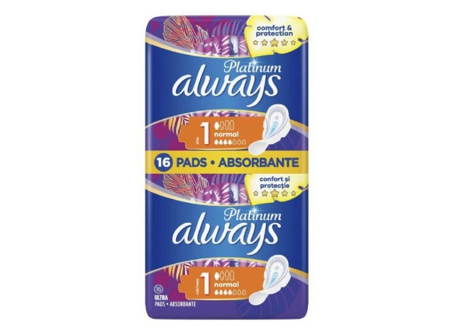 ALWAYS ULTRA PLATINUM NORMAL VP 8X16