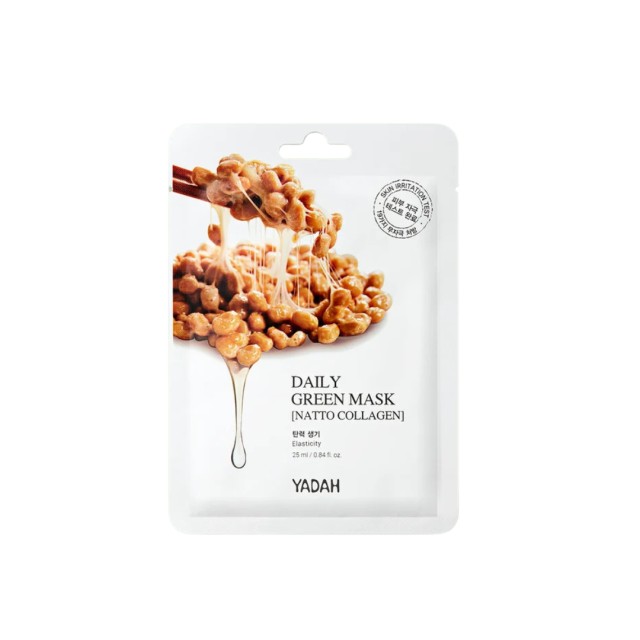 YADAH DAILY GREEN MASK NATTO COLLAGEN 1PC