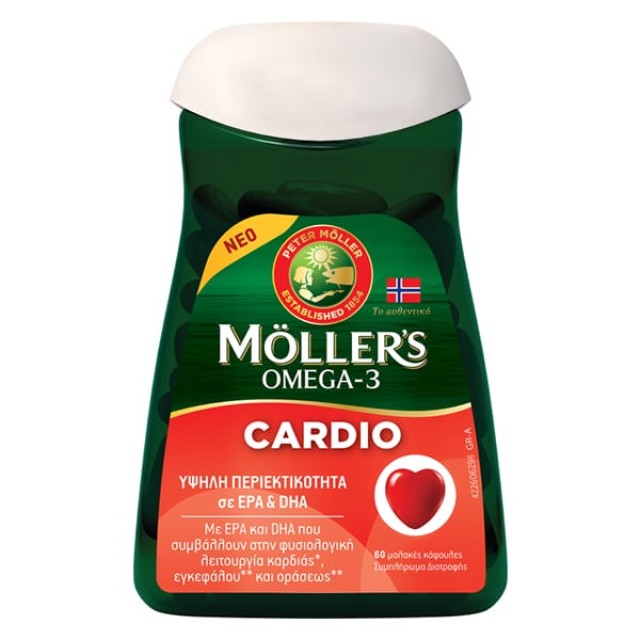 MOLLERS OMEGA-3 CARDIO CAPS x60