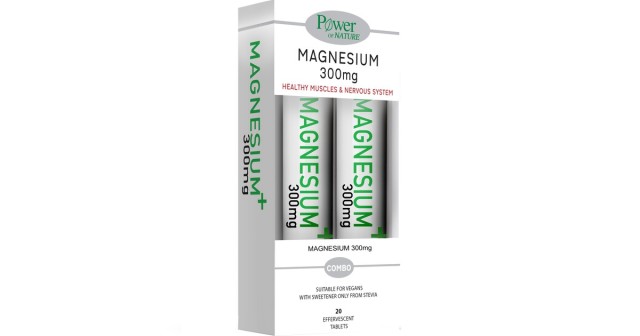 POWER HEALTH MAGNESIUM 300MG STEVI 20S+MAGNES 300MG ST20S