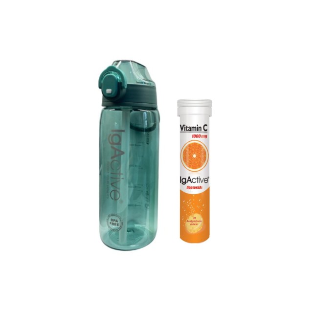 IGACTIVE VITAMIN C EFF. & ΔΩΡΟ ΠΛΑΣΤΙΚΟ ΜΠΟΥΚΑΛΙ 550mL