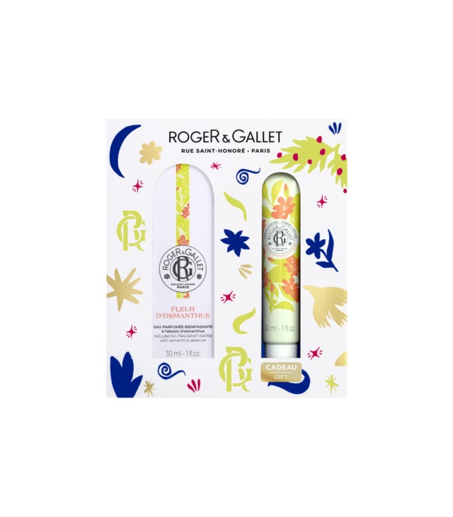 ROGER & GALLET PROMO XMAS FLEUR DOSMANTHUS EAU PARFUMEE 30ML & FLEUR DOSMANTHUS HAND CREAM 30ML