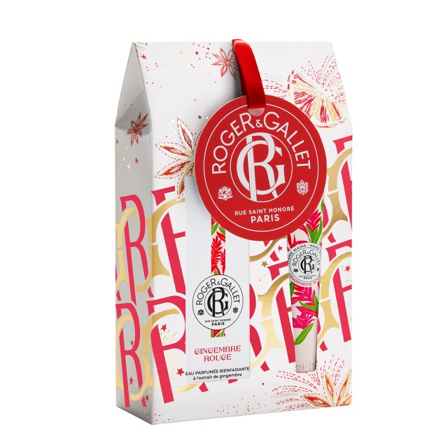 ROGER & GALLET PROMO XMAS GINGEMBRE ROUGE EAU DE PARFUM 30ML & ΔΩΡΟ HAND CREAM GINGEMBRE ROUGE 30ML