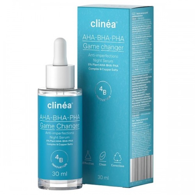 CLINEA FACE SERUM AHA BHA PHA 30mL