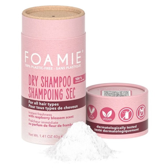 FOAMIE DRY SHAMPOO FOR ALL HAIR TYPES & COLORS 40GR