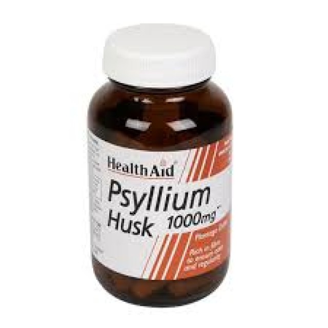 HEALTH AID PSYLLIUM HUSK 1000MG 60CAPS