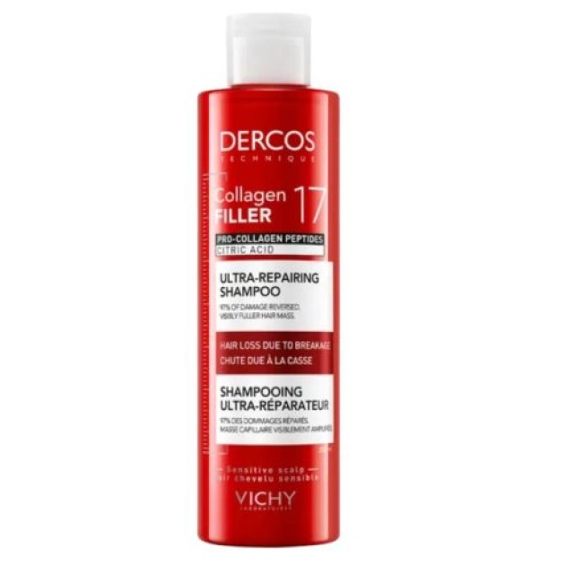 VICHY DERCOS COLLAGEN 17 FILLER ULTRA REPAIR SHAMPOO 200mL