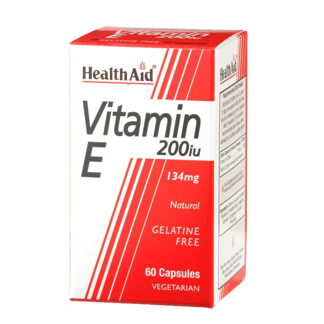 HEALTH AID VIT E 200IU 60CAPS